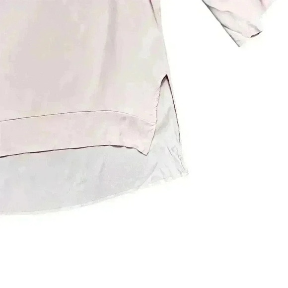 Zara Woman Pullover Top Small Pink Long Sleeve Boat Neck - Picture 4 of 6